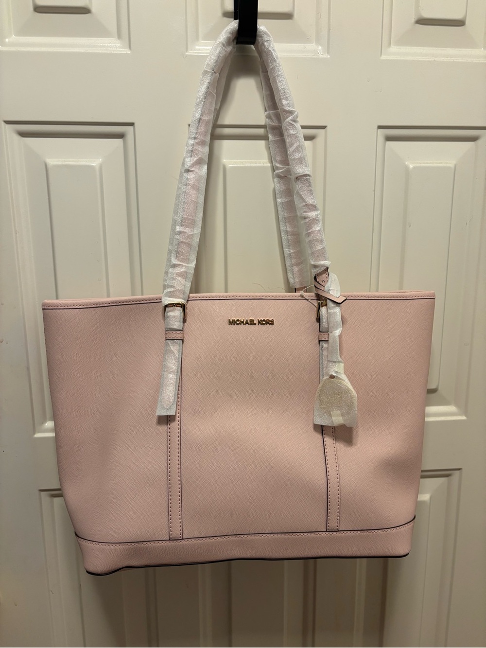 Michael Kors Light Pink Saffiano Tote